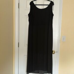 Plus Vince Camuto  maxi black dress